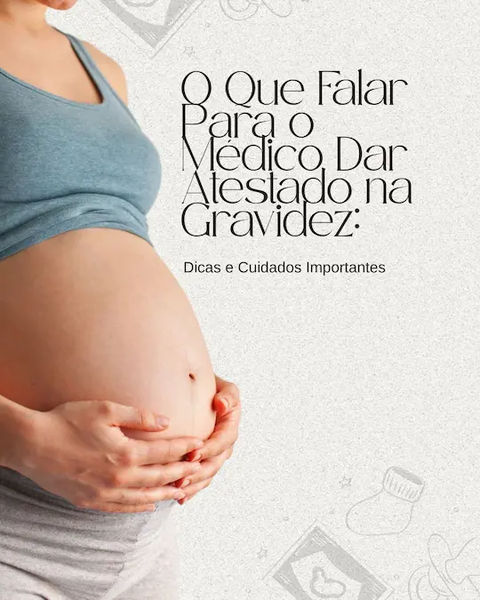 O Que Falar Para o Médico Dar Atestado na Gravidez: Dicas e Cuidados Importantes 19 Azul e Branco Moderno Gravidez Post para Instagram