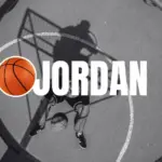 Black and White Illustrative Basketball Phone Wallpaper