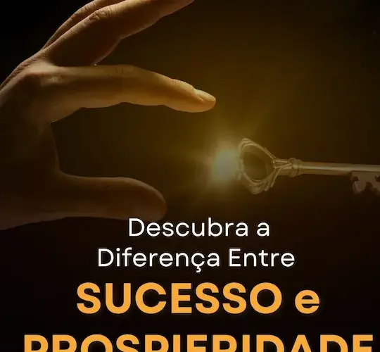 Diferença entre Sucesso e Prosperidade: Entenda as Distinções e Conquiste uma Vida Plena 33 Post do instgram Frase Coach Marketing Digital Moderno Preto e Amarelo