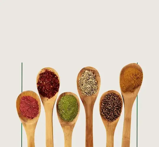 Post para instagram loja de tempero saudavel minimalista verde