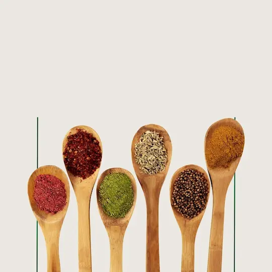 Post para instagram loja de tempero saudavel minimalista verde