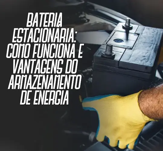 Bateria Estacionária: A Solução Ideal para Armazenamento de Energia a Longo Prazo 42 Preto Branco e Turquesa Moderno Troca de Bateria Post para Instagram