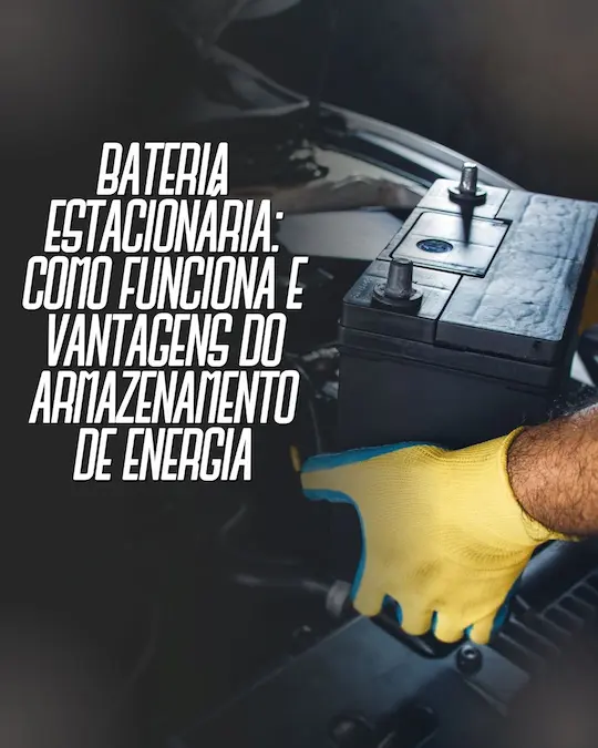 Bateria Estacionária: A Solução Ideal para Armazenamento de Energia a Longo Prazo 19 Preto Branco e Turquesa Moderno Troca de Bateria Post para Instagram
