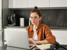 mulher computador